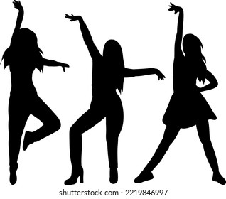 women silhouette design isolated vector