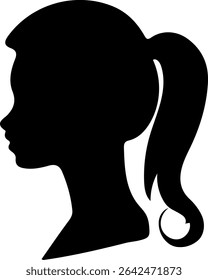 a women silhouette vector art