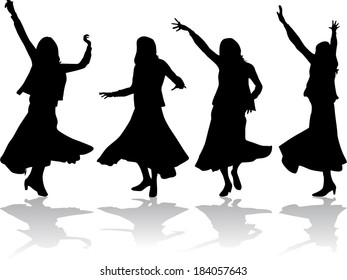 Women silhouettes