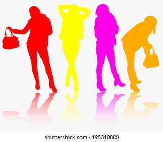 Women silhouettes