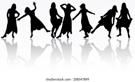 Women silhouettes