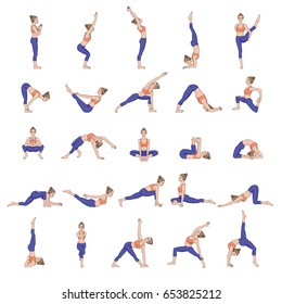 Yoga Poses Images Stock Photos Vectors Shutterstock