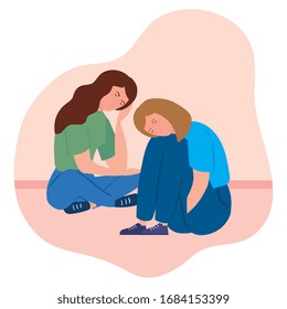 Vektorillustration-Design für Stressangriffe