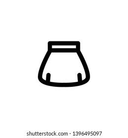 women skirt icon vector illustration