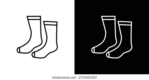 Iconos de los calcetines de las mujeres para los Elementos de UI. Ilustración vectorial de alta calidad.