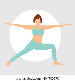 Women standing with open wide hands on light grey background