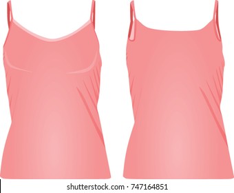Women strap t shirt. vector illustration