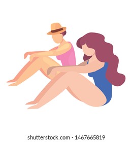 women summer time vacations design