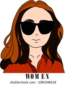 women sunglasses black