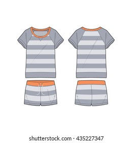 Women Sweat Lounge Set Vector