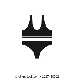 Women swimming dress vector icon