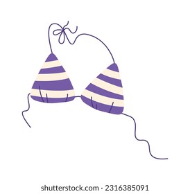 Women Swimsuit Bra Vector Illustration