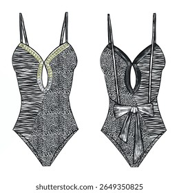 women swimsuit design, swimsuit pattern design. fashion and more