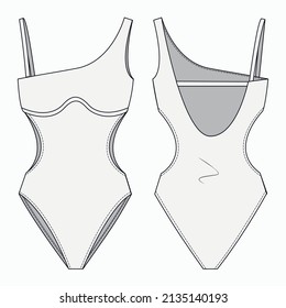 859 Swimwear technical drawings Stock Illustrations, Images & Vectors ...