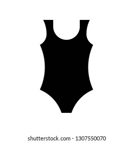 Women swimsuit vector illustration, solid design icon