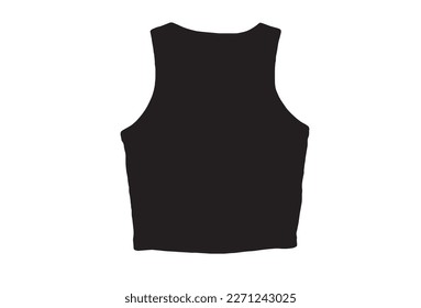 Women t shirt silhouette vector illustration