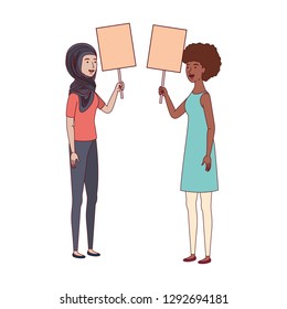 women with tag of wood avatar character