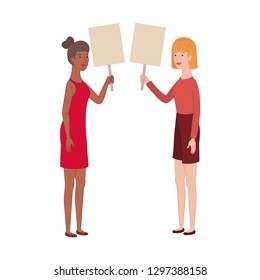 women with tag of wood avatar character