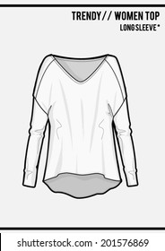 Women t-shirt,long sleeve