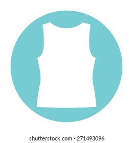 Women T-shirts, the silhouette. Menu item in the web design Women T-shirts, the silhouette. Menu item in the web design