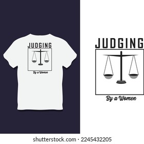 Women Typography T shirt Design with Vector