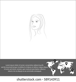 Women vector  icon