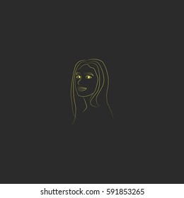 Women vector  icon.