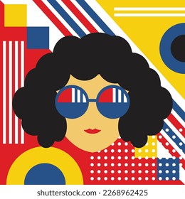 ilustración vectorial femenina perfecta para banner web, negocios, porcentaje, marca, impresión de tela, papel tapiz, banner, libro, etc