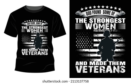 Women Veterans - 
Vector Graphic, Typographic Poster, Vintage, US Veteran T-shirt Design.