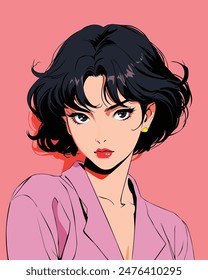 women vintage 1990 style photo 