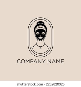 women vintage logo vector, skincare logo inspiration