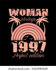 women vintage retro design for tshirt printing