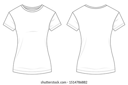 women shirt illustration