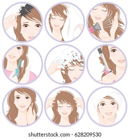 Women who do hair care