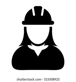 Women Worker Icon - Vector