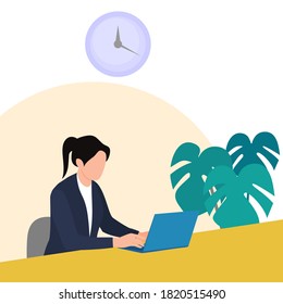 women working with laptops in the office