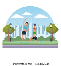 women working out