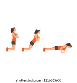Women workout set. All kinds of exercises in gym, Healthy lifestyle.
