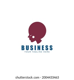Womenbeauty Logo Design for Company. Lady with beauty hair and salon logo images illustration design. Suitable for skincare and wellness product as well.