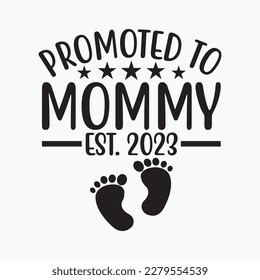 Womens 1st Time Mom EST 2023 New First Mommy 2023 Mothers Day