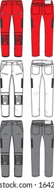 Women's Assorted Pants Fashion Templates