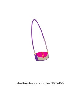 women's bag simple design vector icon