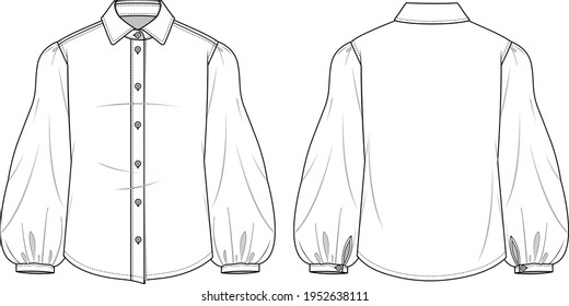 womens shirt flat drawing - patternsinphotographydefinition