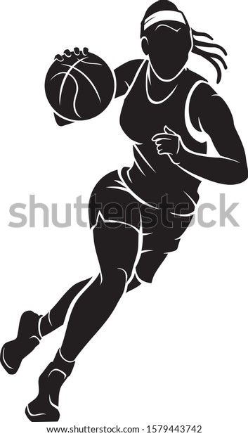 Women\'s Basketball,\
Active Sport\
Silhouette