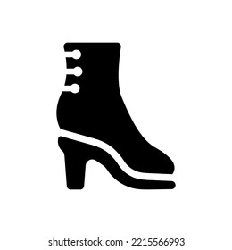 Womens boots icon (Simple vector illustration)