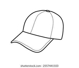 Women's Cap and Hat For Sports Vector Art