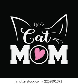 Womens Cat Mom Happy Mothers Day For Cat Lovers Family Matching