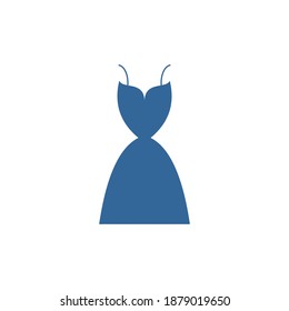 Women's clothes icon design vector template, Party supplies design concept, Icon symbol, Illustration