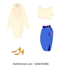 Women's clothing. Spring summer collection. 