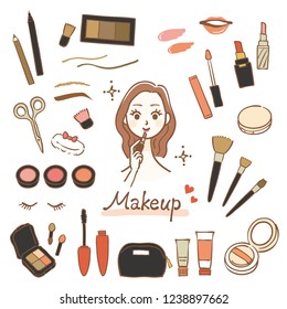 Equipo de cosméticos para mujeres